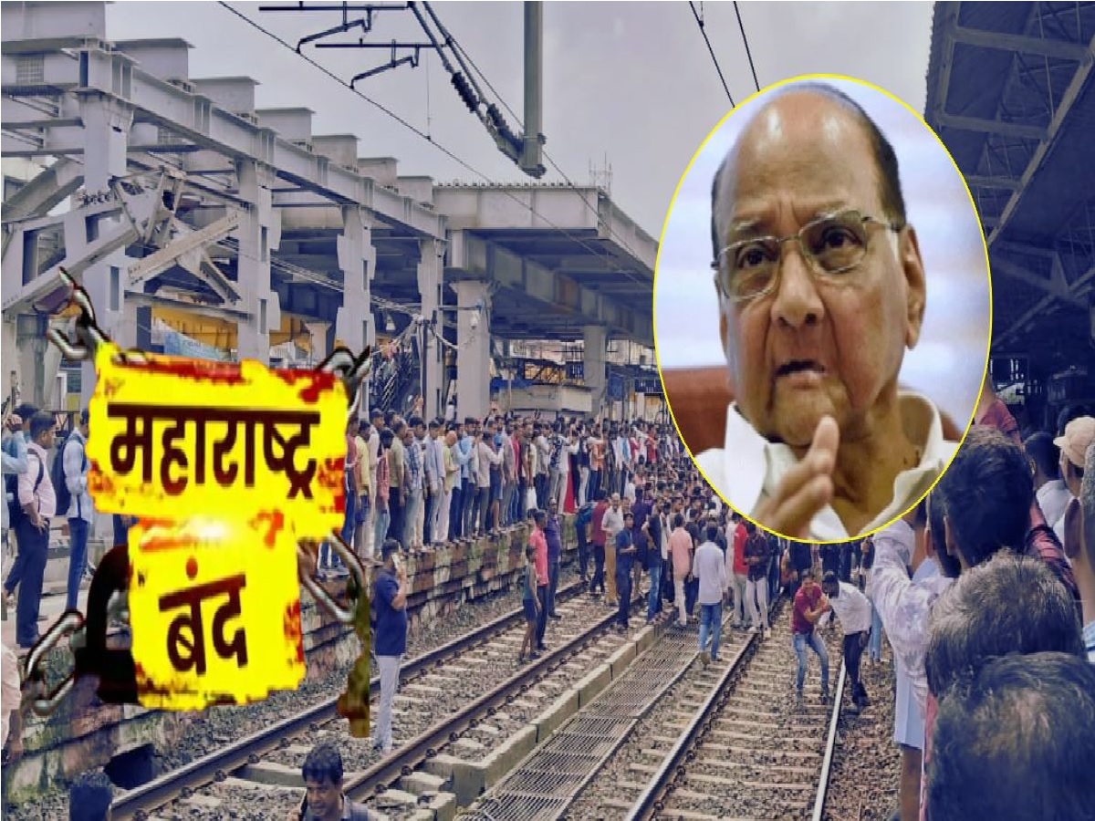 'म्हणून 24 ऑगस्टला महाराष्ट्र बंद', शरद पवार यांनी सांगितलं कारण... लोकांना आवाहन 'म्हणून 24 ऑगस्टला महाराष्ट्र बंद', शरद पवार यांनी सांगितलं कारण... लोकांना आवाहन