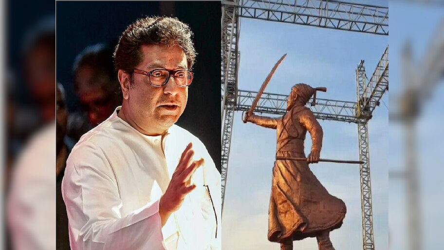 मध्यरात्र उलटल्यावर शहरातील पाच पुतळे... शिवरायांचा पुतळा कोसळल्यानंतर राज ठाकरे यांची पोस्ट चर्चेत