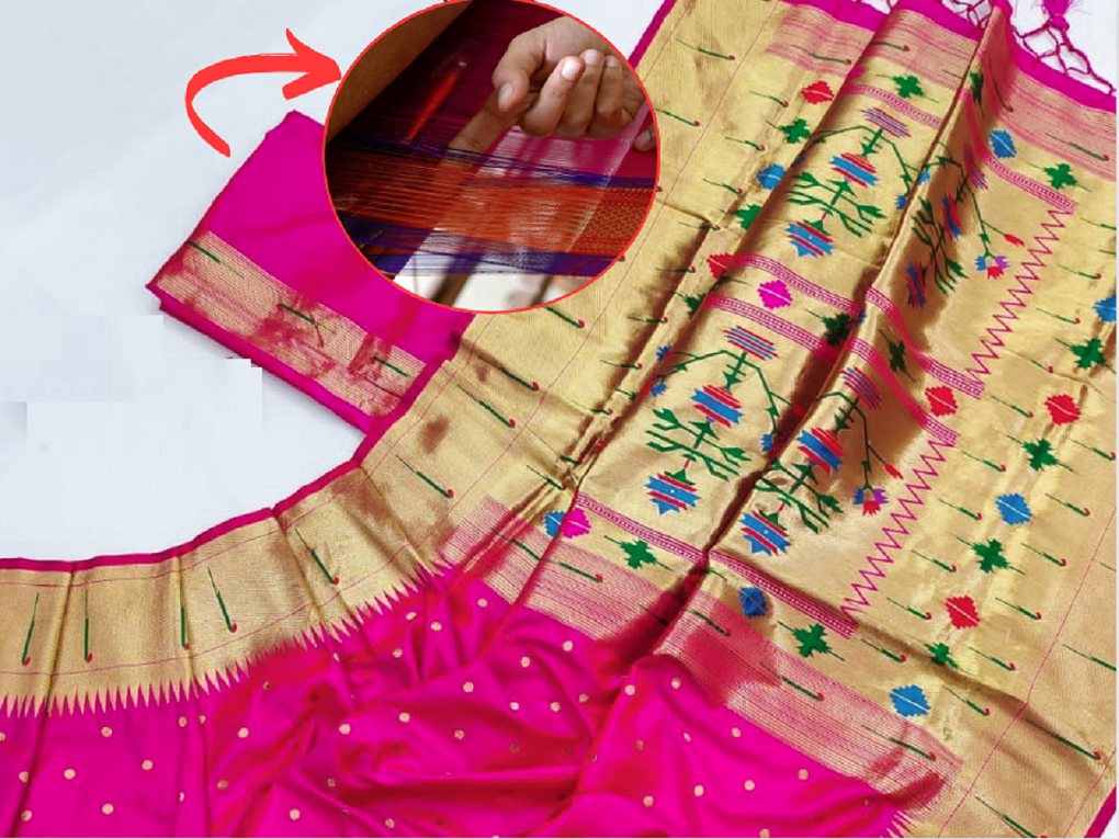 बापरे! चोरट्यांनी हातमागावरूनच लंपास केल्या लाखोंच्या पैठणी; एका साडीची किंमत पाहून पायाखालची जमीन सरकेल बापरे! चोरट्यांनी हातमागावरूनच लंपास केल्या लाखोंच्या पैठणी; एका साडीची किंमत पाहून पायाखालची जमीन सरकेल