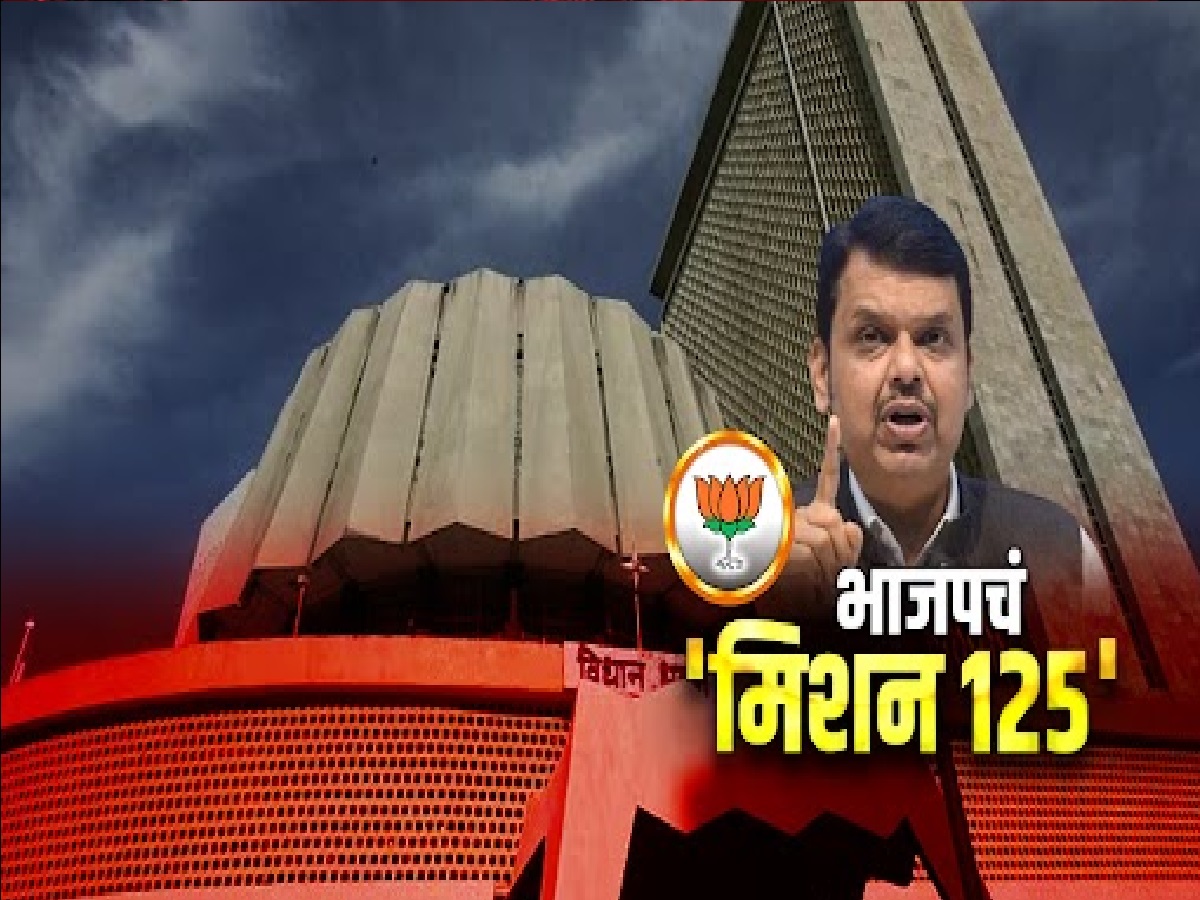 विधानसभेसाठी भाजपचं मिशन '125' , 'एक नेता, एक जिल्हा' धोरण राबवणार विधानसभेसाठी भाजपचं मिशन '125' , 'एक नेता, एक जिल्हा' धोरण राबवणार