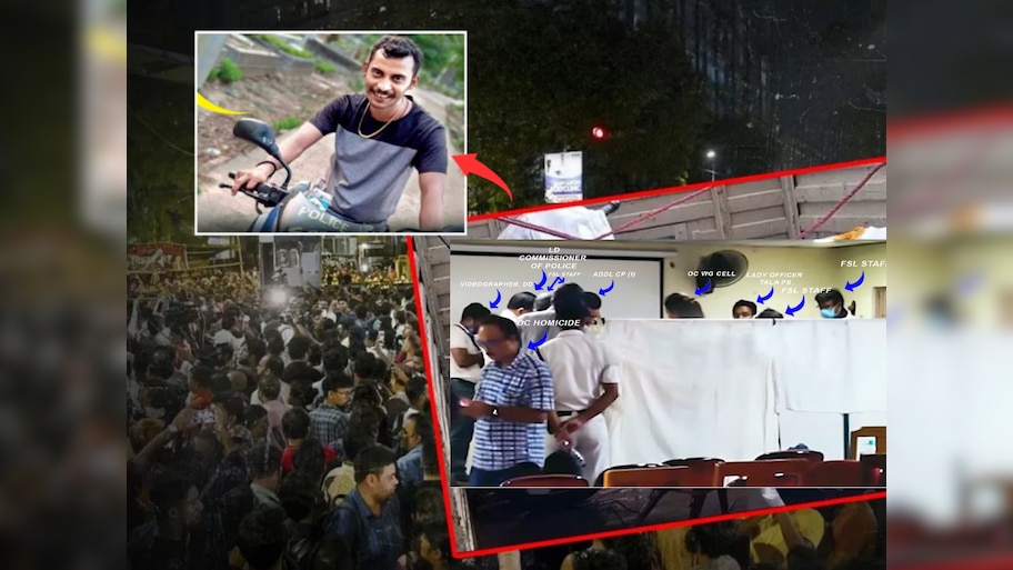 Kolkata Rape Case : सेमिनार हॉलमध्ये लोकांची गर्दी; कोलकाता डॉक्टर प्रकरणात क्राइम सीनसोबत छेडछाड? Viral फोटोवरुन गोंधळ 