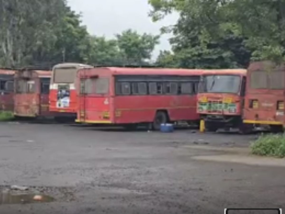 Maharashtra St Bus Employees Strike hat are their demand