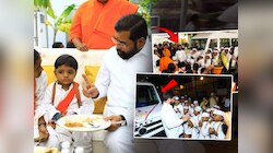 Photos: मुख्यमंत्र्यांनी आधी 'त्यांना' दम देऊन खाऊ घातलं नंतर थेट बस Gift केली; कारण...