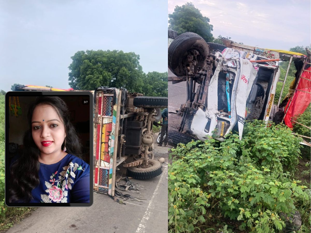 कीर्तनाच्या कार्यक्रमाहून घराकडे परतत असताना भरधाव वाहनाची धडक, पाच जण जागीच ठार कीर्तनाच्या कार्यक्रमाहून घराकडे परतत असताना भरधाव वाहनाची धडक, पाच जण जागीच ठार