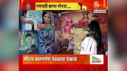 हिंगोलीत देशात होणाऱ्या महिला अत्याचारावर जनजागृतीपर देखावा 