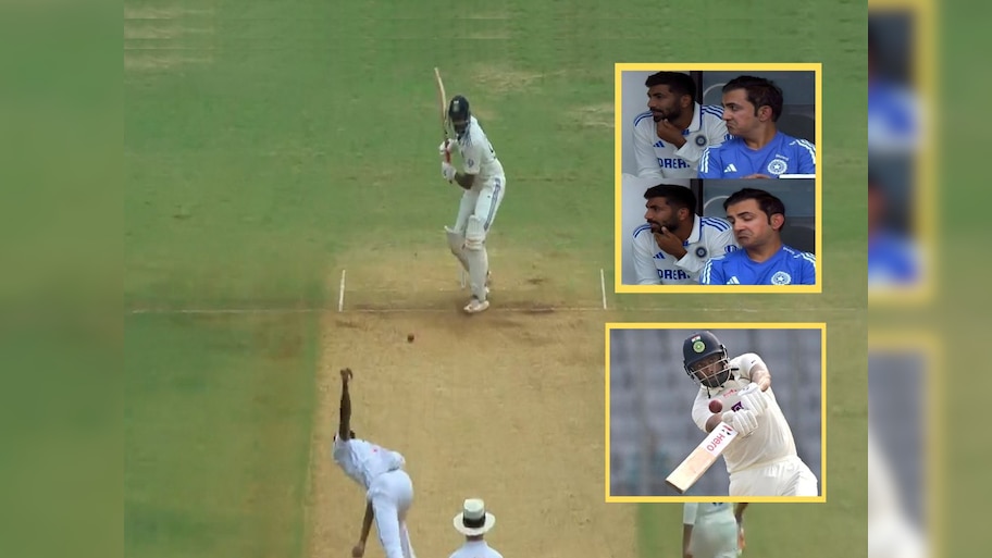 IND VS BAN Test : रोहित - विराटला जमलं नाही ते अश्विनने करून दाखवलं, शॉट पाहून गंभीरही चकित Video