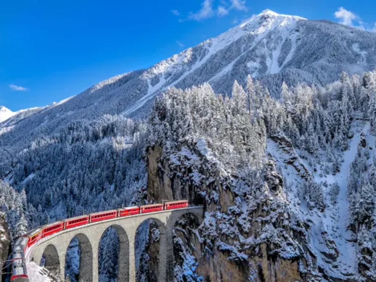 World Slowest Train Glacier Express Railway Marathi News