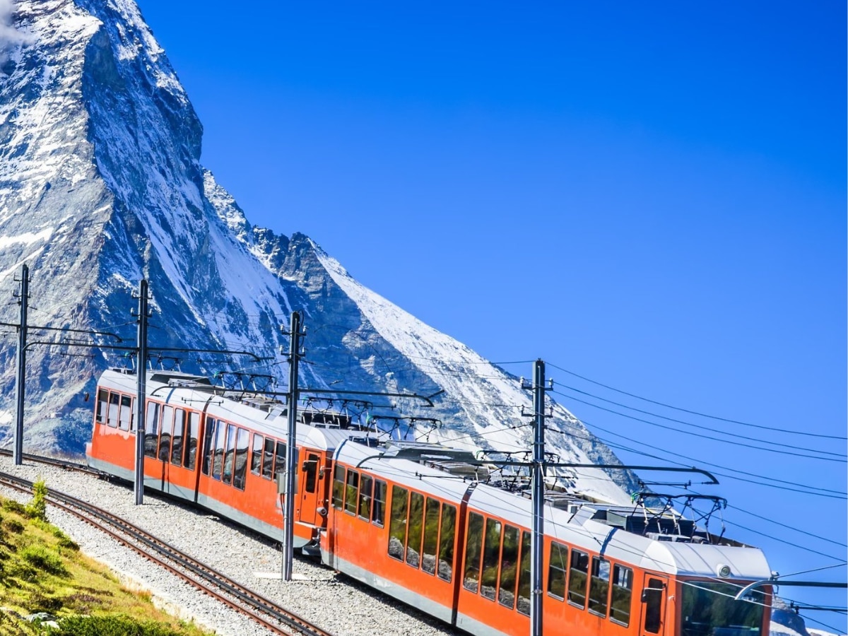 World Slowest Train Glacier Express Railway Marathi News