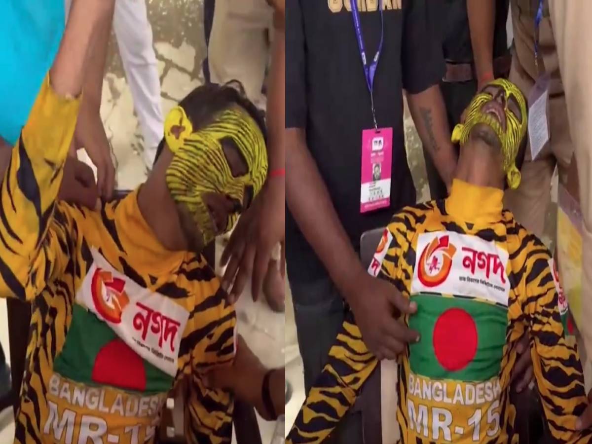 कानपुर टेस्ट के दौरान बड़ा हादसा, बांग्लादेश के फैन टाइगर रॉबी को दर्शकों ने पीटा…वीडियो वायरल