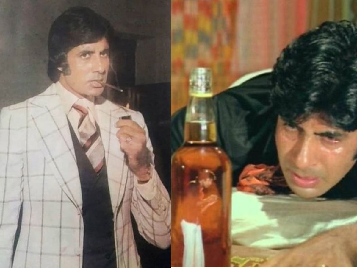 अमिताभ बच्चन दिवसाला 200 सिगारेट फुकायचे, जी मिळेल ती दारू...;  'या' कारणामुळे सोडली व्यसनं