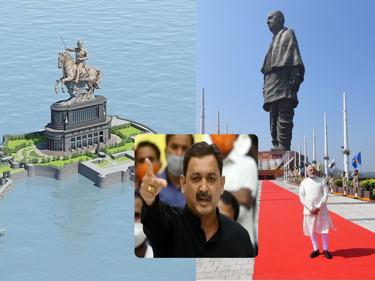गुजरातमध्ये सरदार वल्लभाई यांचे स्मारक उभे राहू शकते मग महाराजांचे स्मारक का नाही? संभाजीराजे आक्रमक गुजरातमध्ये सरदार वल्लभाई यांचे स्मारक उभे राहू शकते मग महाराजांचे स्मारक का नाही? संभाजीराजे आक्रमक