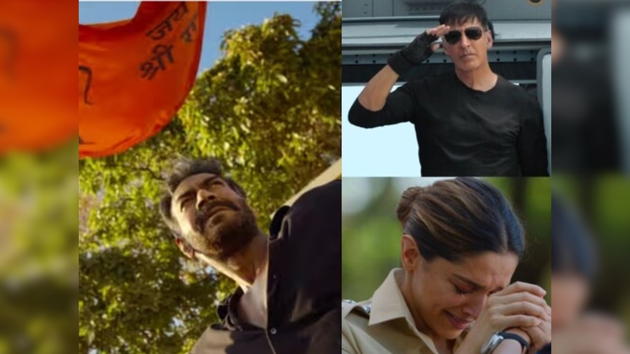 Singham Again Trailer : बाजीराव सिंघम पुन्हा येतोय, पण सर्वांचं लक्ष लेडी सिंघम दीपिकावरच!