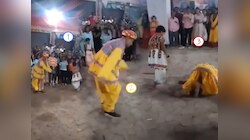 मुलाबरोबर गरबा खेळताना पुणेकराचा मृत्यू; धक्कादायक घटनाक्रम कॅमेऱ्यात कैद; पाहा Video