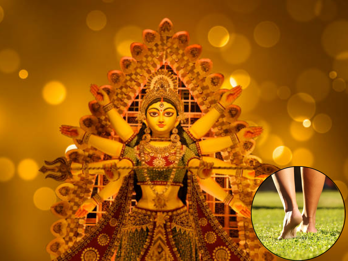 नवरात्रीत अनवाणी चालण्याचे धार्मिक- वैज्ञानिक कारण काय? नवरात्रीत अनवाणी चालण्याचे धार्मिक- वैज्ञानिक कारण काय?