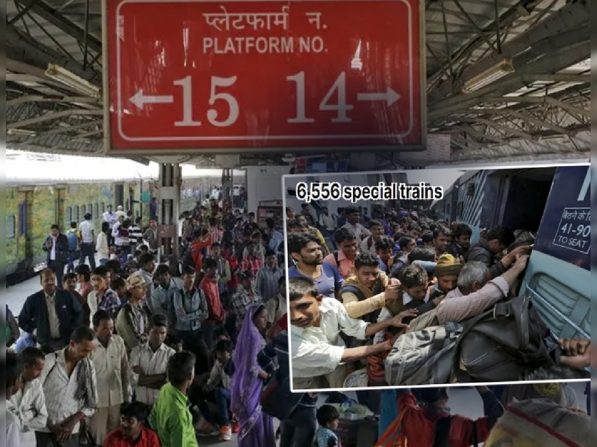 मोठी बातमी! एक-दोन नाही तब्बल 6556 Extra Trains सोडणार; मुंबई, पुण्यातूनही... title=