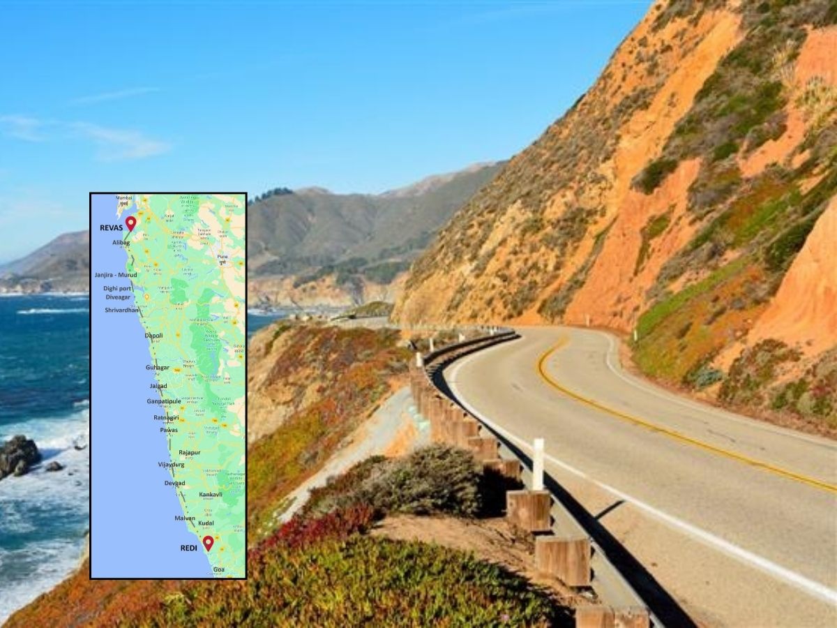 कॅलिफॉर्नियाच्या धर्तीवर कोकणात होतोय कोस्टल रोड; मुंबई-गोवा अंतर कमी होणार, 93 पर्यटन स्थळांना जोडणारा मार्ग
