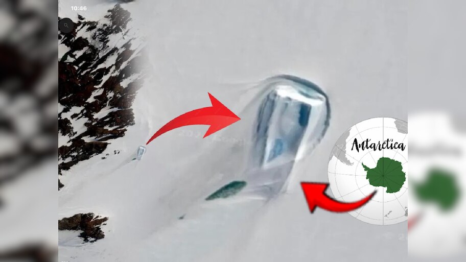Antarctica मध्ये सापडला गुप्त दरवाजा? UFO चा तुकडा असल्याचीही चर्चा; सत्य समोर
