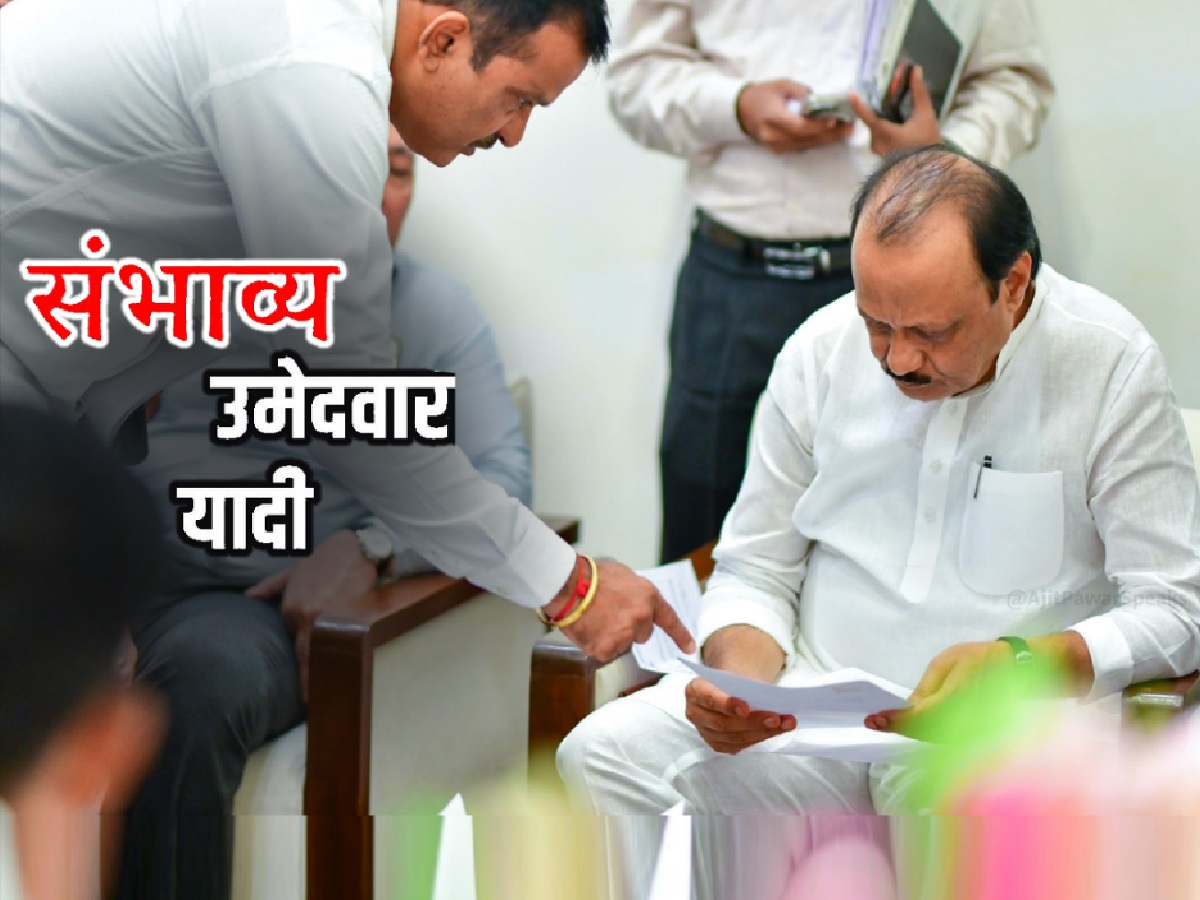 Maharashtra Assembly Election: अजित पवारांच्या NCP ची संभाव्य यादी समोर! नवाब मलिकांनाही संधी? Maharashtra Assembly Election: अजित पवारांच्या NCP ची संभाव्य यादी समोर! नवाब मलिकांनाही संधी?