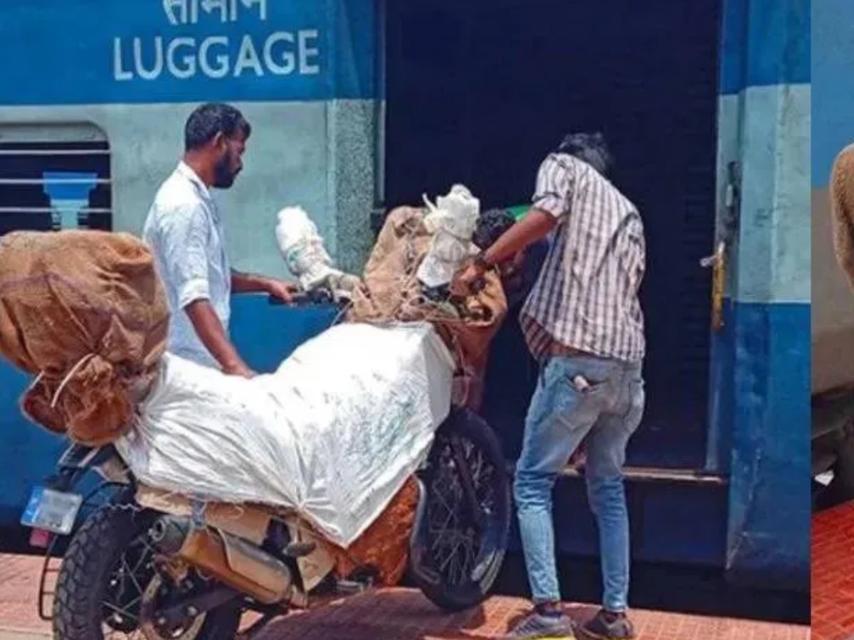 Indian railway how to send bike by train marathi news