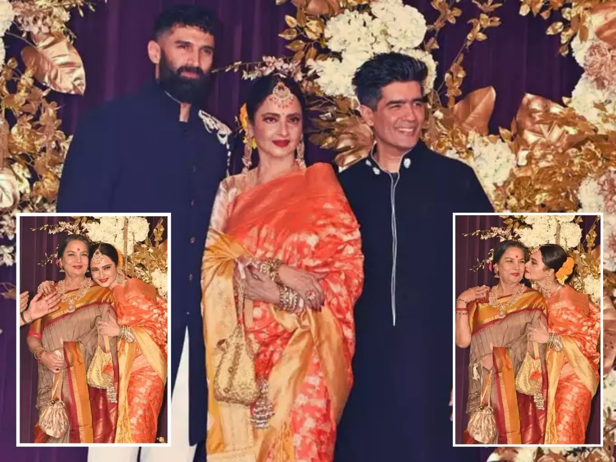 एखाद्याने किती सुंदर असावं... 70 वर्षांच्या रेखांवर खिळल्या साऱ्यांच्याच नजरा एखाद्याने किती सुंदर असावं... 70 वर्षांच्या रेखांवर खिळल्या साऱ्यांच्याच नजरा