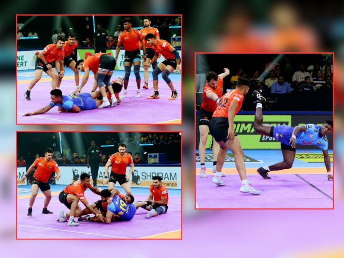 Pro Kabaddi League: यु मुम्बाचा बंगाल वॉरियर्सवर संघर्षपूर्ण विजय! बंगाल वॉरियर्सच्या तोडातून काढून घेतला घास title=