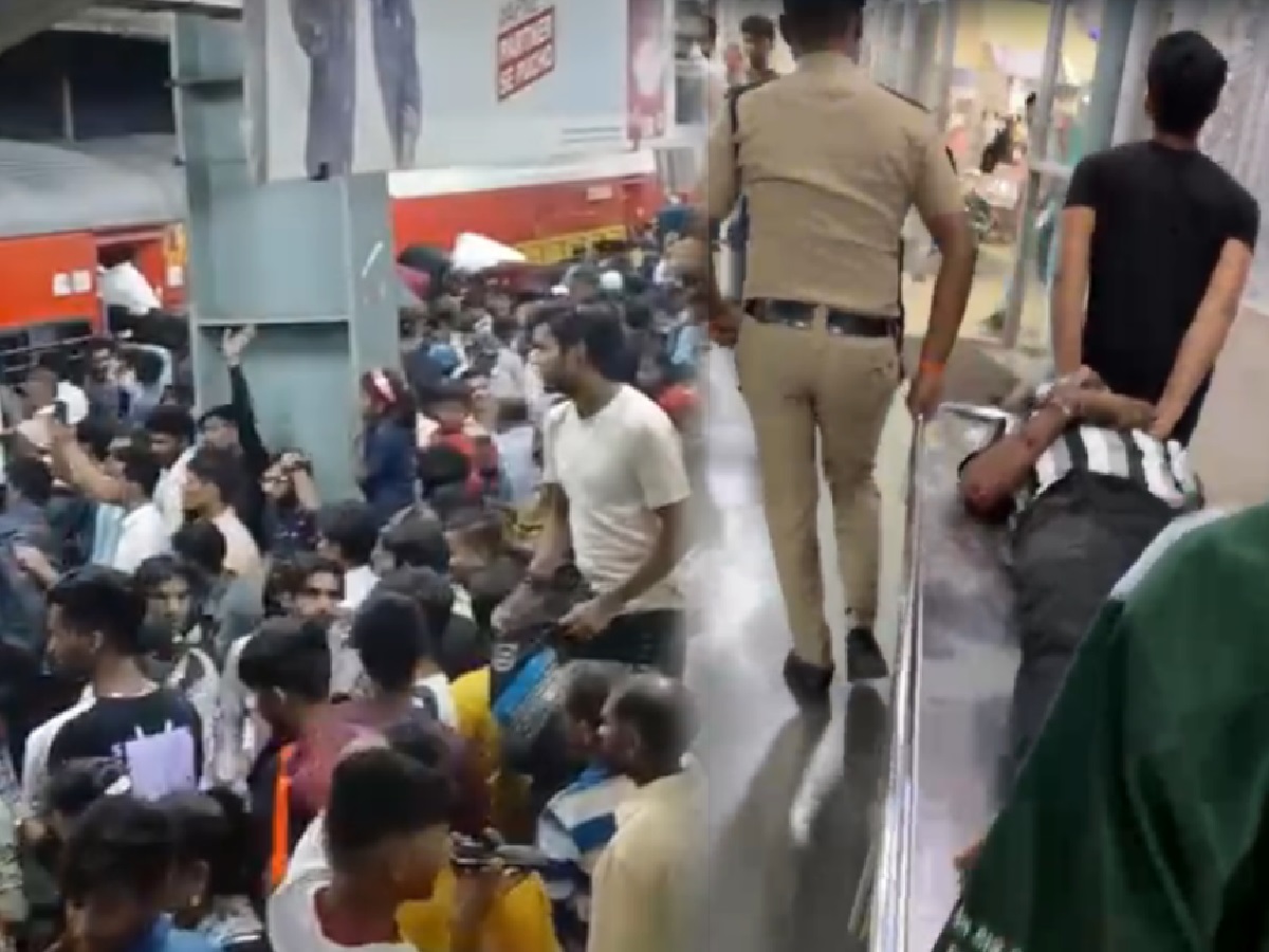 Video: वांद्रे टर्मिनसवर चेंगराचेंगरी; अनेक प्रवासी जखमी, दोघांची प्रकृती गंभीर Video: वांद्रे टर्मिनसवर चेंगराचेंगरी; अनेक प्रवासी जखमी, दोघांची प्रकृती गंभीर
