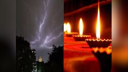 Maharashtra Weather News : विजांच्या कडकडाटात दिवाळीचं स्वागत; पावसाच्या हजेरीनं उत्साहावर विरजण 
