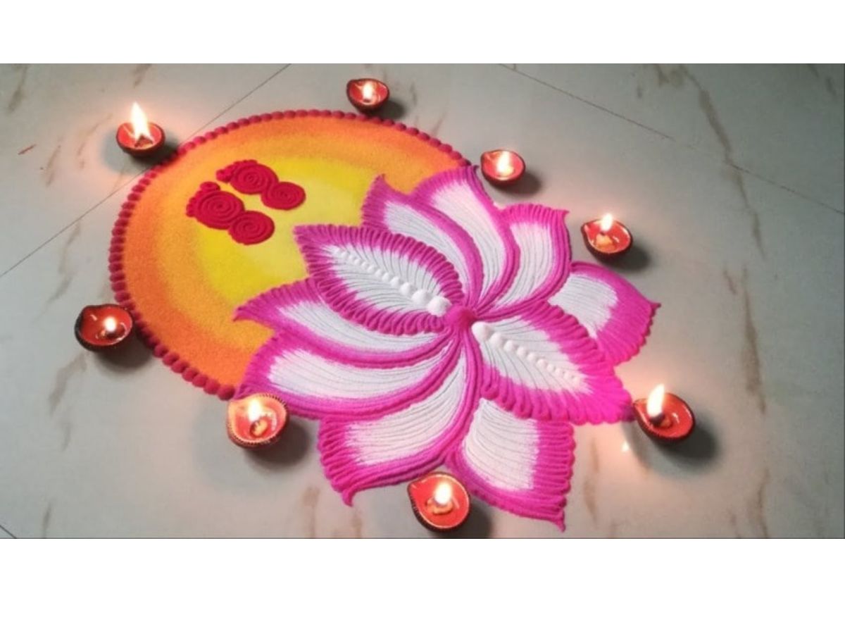 Diwali 2024 Rangoli Designs 5 10 Minute Diwali Rangoli Designs You Can Try at home 