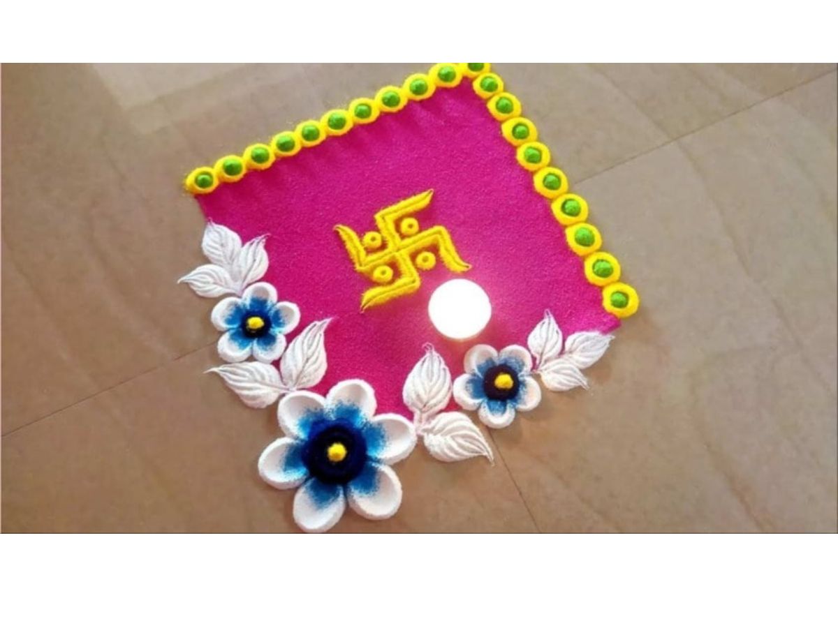 Diwali 2024 Rangoli Designs 5 10 Minute Diwali Rangoli Designs You Can Try at home 