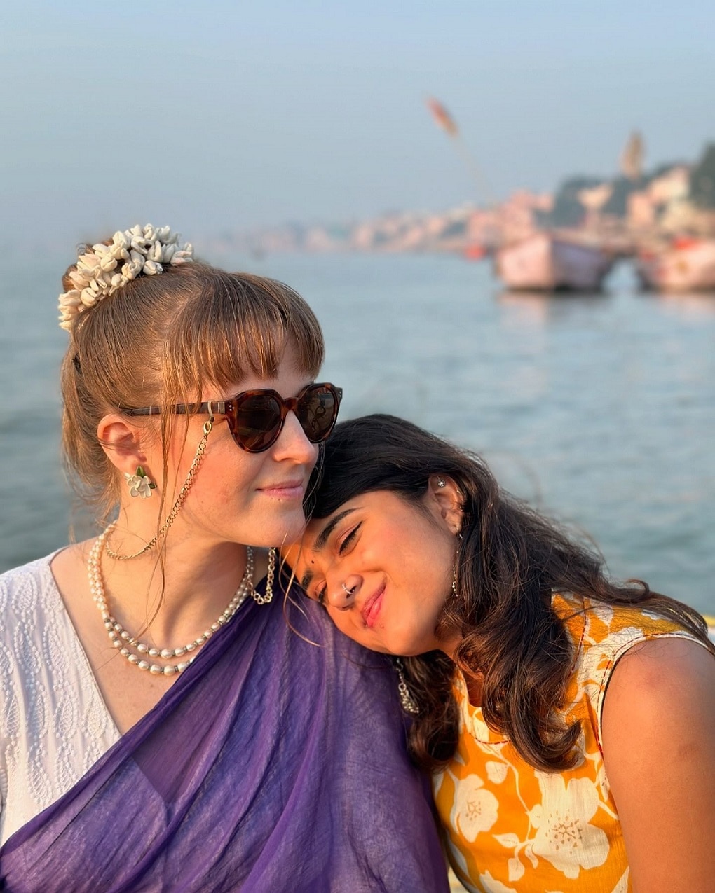 Diwali 2024 sarang sathye and paula celebrates festival of lights in varanasi with family 