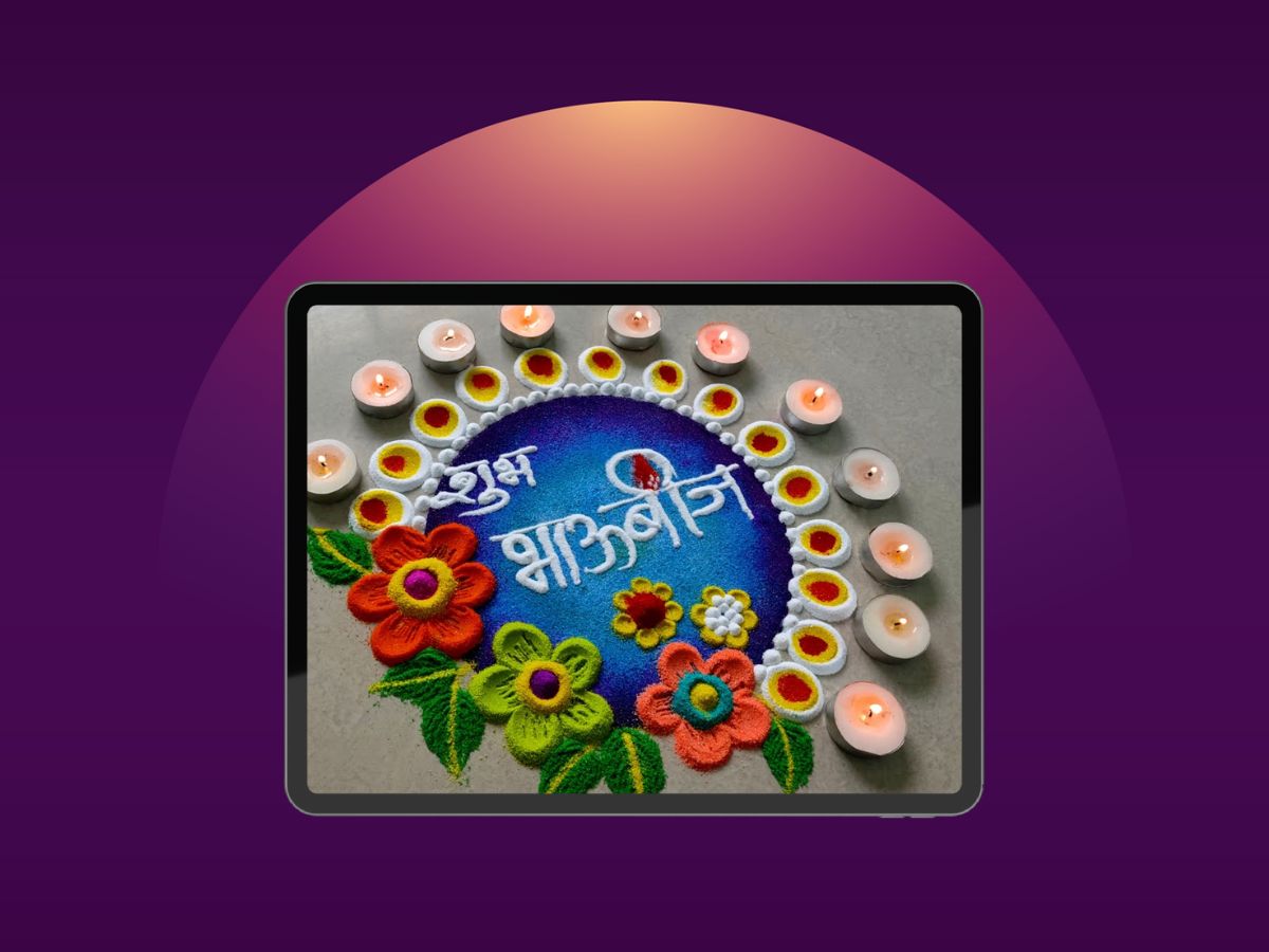 diwali 2024 rangoli for bhai dooj bhaubij special rangoli designs simple rangoli 