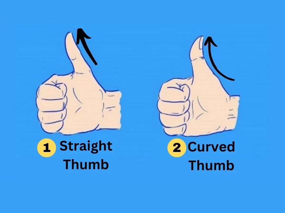 Personality Test thumb shapes have been linked to specific personality traits or destinies