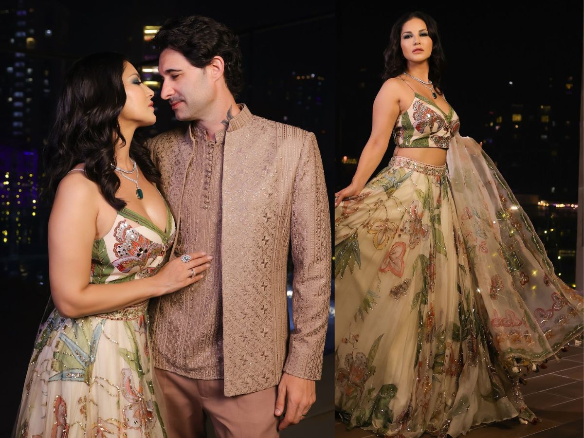 Sunny leone daniel weber renewed vows white wedding after 13 years of marriage