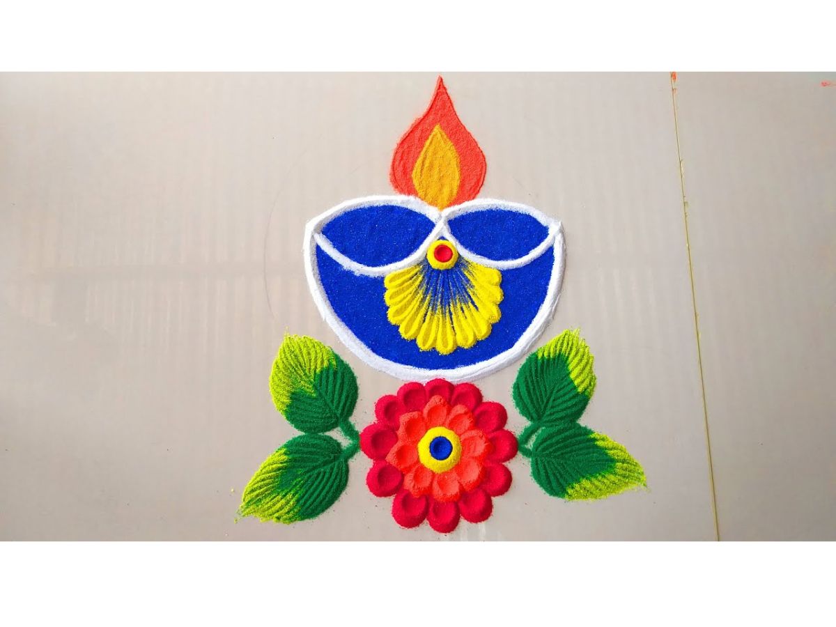 Very Easy Diwali Rangoli Designs For Dev Diwali 2024