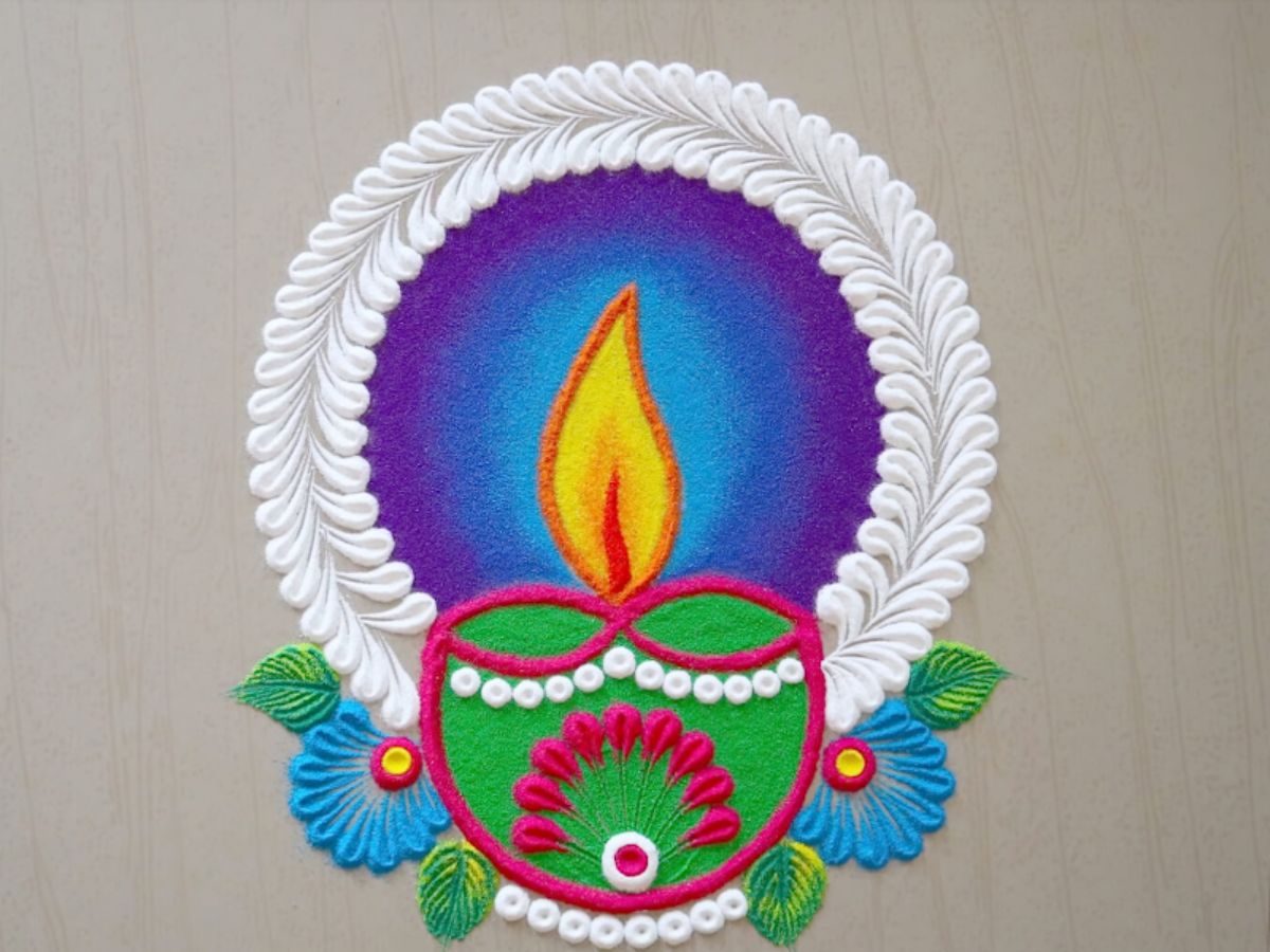 Very Easy Diwali Rangoli Designs For Dev Diwali 2024