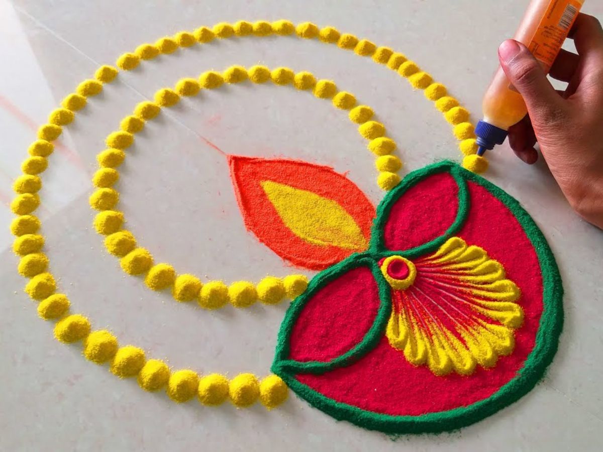 Very Easy Diwali Rangoli Designs For Dev Diwali 2024