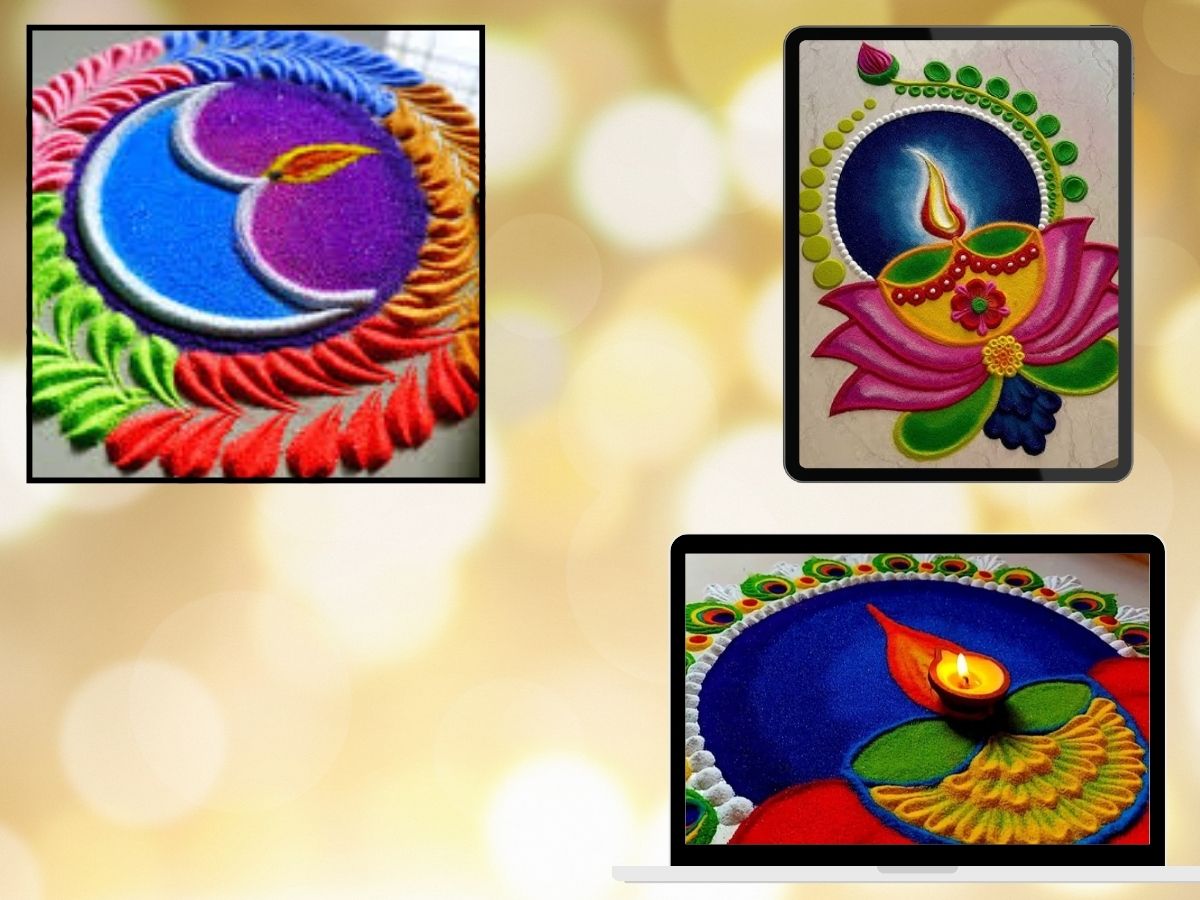 Very Easy Diwali Rangoli Designs For Dev Diwali 2024