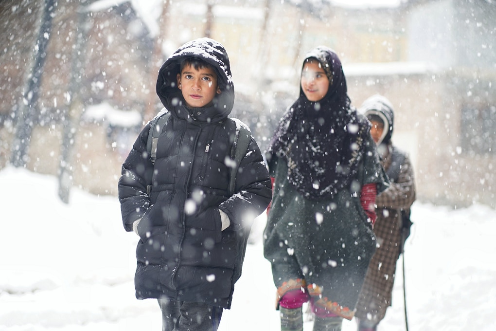 kashmir winter heavy snow covered gurez valley and many parts of heaven on earth  