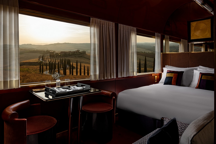 Worlds most luxurious train orient Express route ticket rates and inside photos 