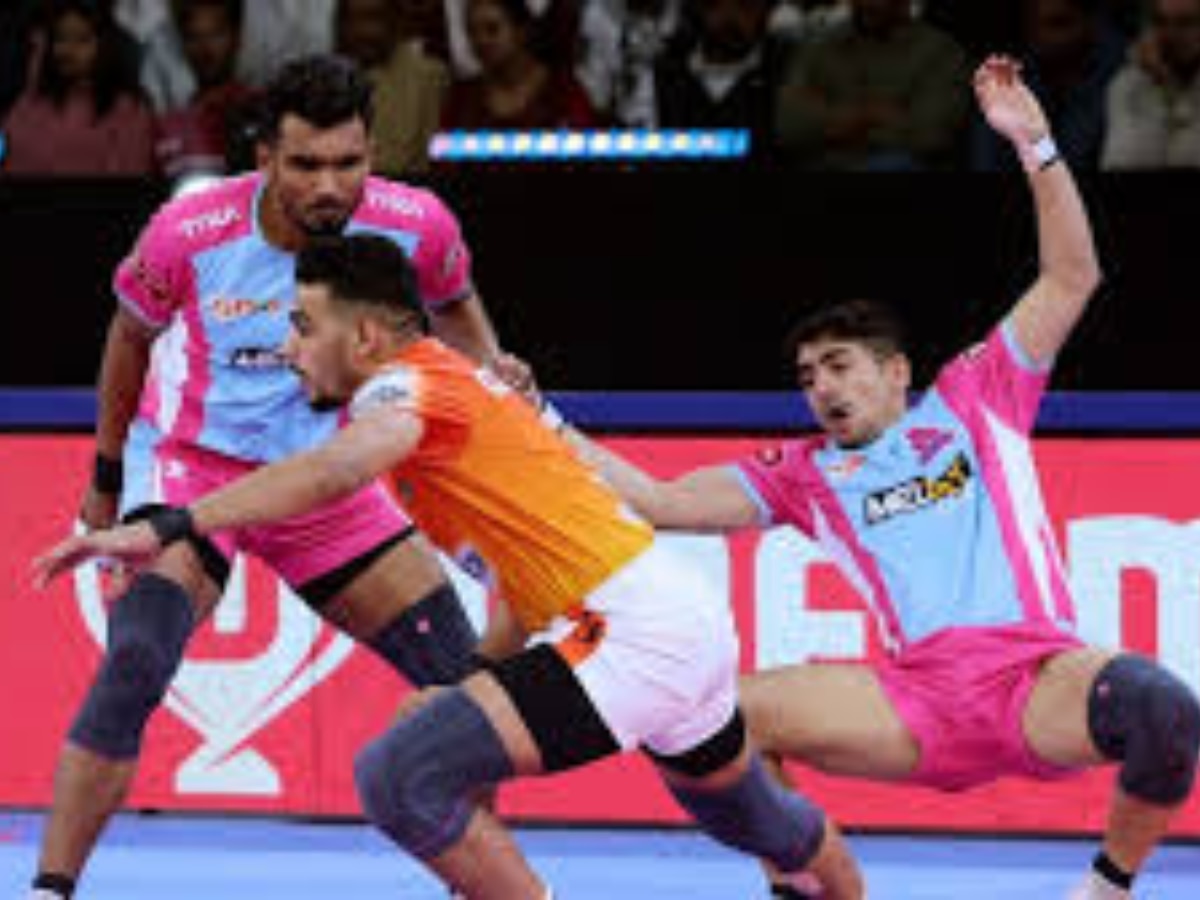 Pro Kabaddi League: जयपूर पिंक पॅंथर्सने पुणेरी पलटणवर मिळवला एकतर्फी विजय! विजयासह जयपूर चौथ्या स्थानावर title=