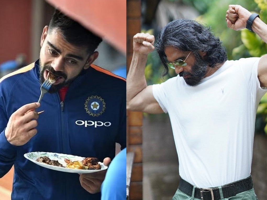 Virat Kohli Suniel Shetty Neeraj Chopra diets include high protein meals diet revealed विराट कोहली, सुनील शेट्टीसह नीरज चोप्राच्या डायटमध्ये एक गोष्ट कॉमन; आजचपासून सुरू करा! 