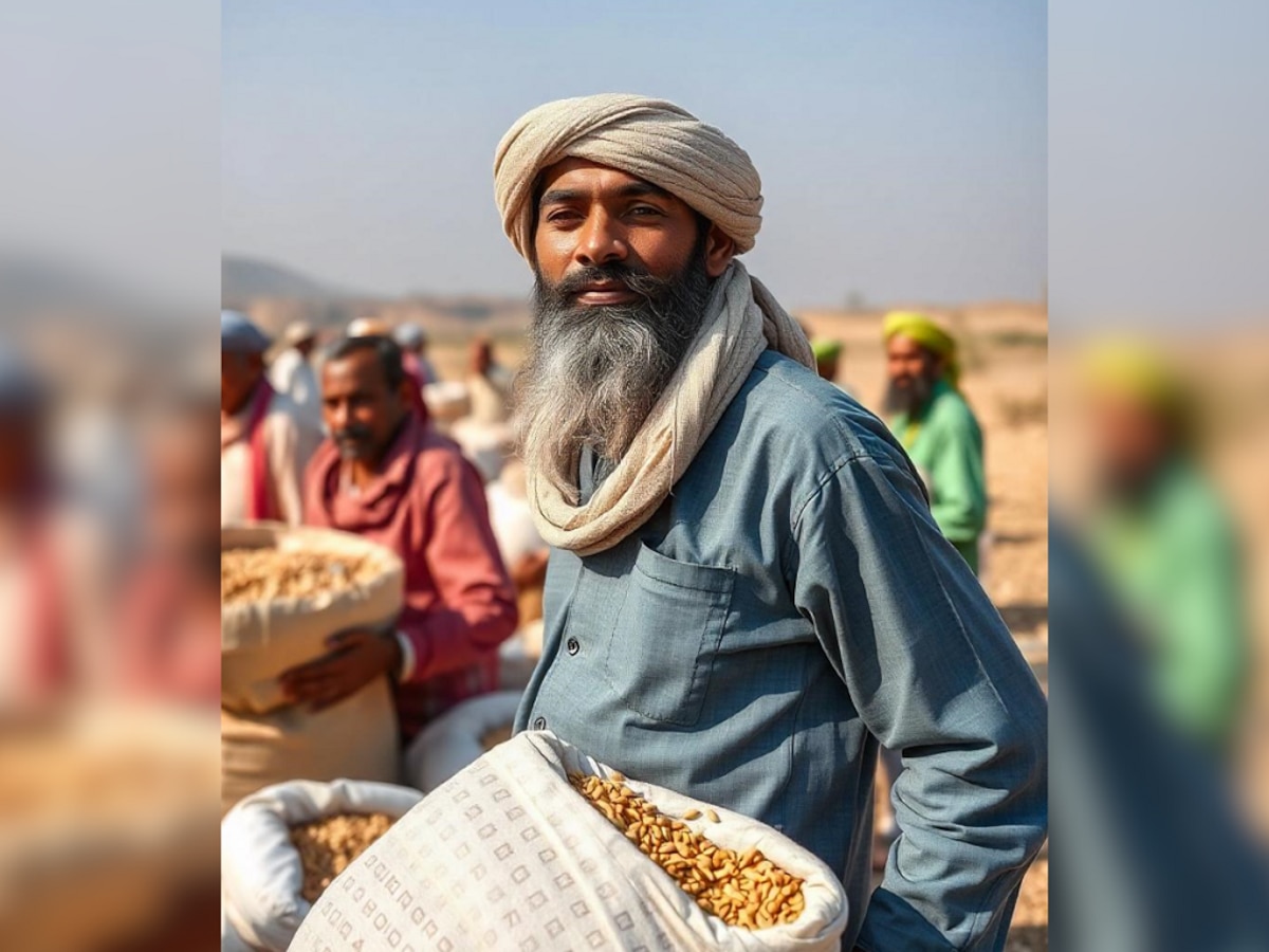 शेतकऱ्याचा पेहराव करून रांगेत थांबलेली ही व्यक्ती कोण? ओळख पटताच सर्वांनी ठोकला सलाम title=