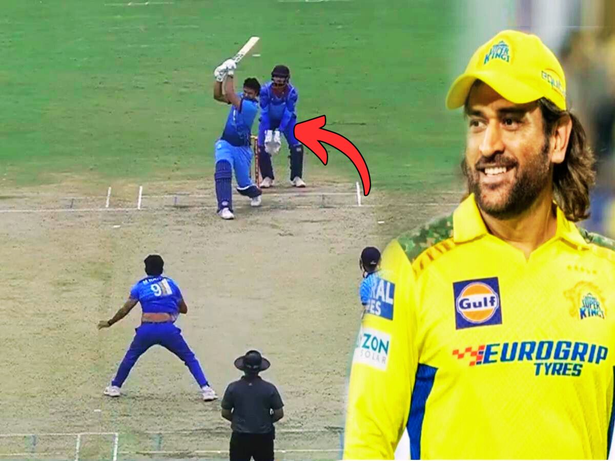 6, 6, 6, 6, 6, 6, 6... CSK च्या अष्टपैलू खेळाडूची वादळी खेळी; कमबॅक मॅचमध्ये लावली षटकारांची माळ 6, 6, 6, 6, 6, 6, 6... CSK च्या अष्टपैलू खेळाडूची वादळी खेळी; कमबॅक मॅचमध्ये लावली षटकारांची माळ
