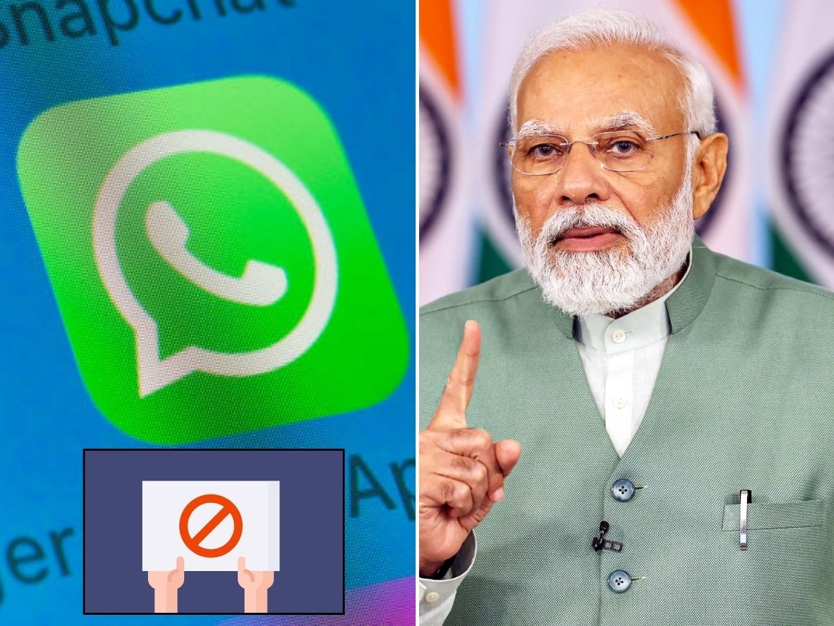 मोदी सरकारचं Digital Strike! 1700 Skype ID आणि 59000 WhatsApp अकाऊंट Block, कारण काय?  title=