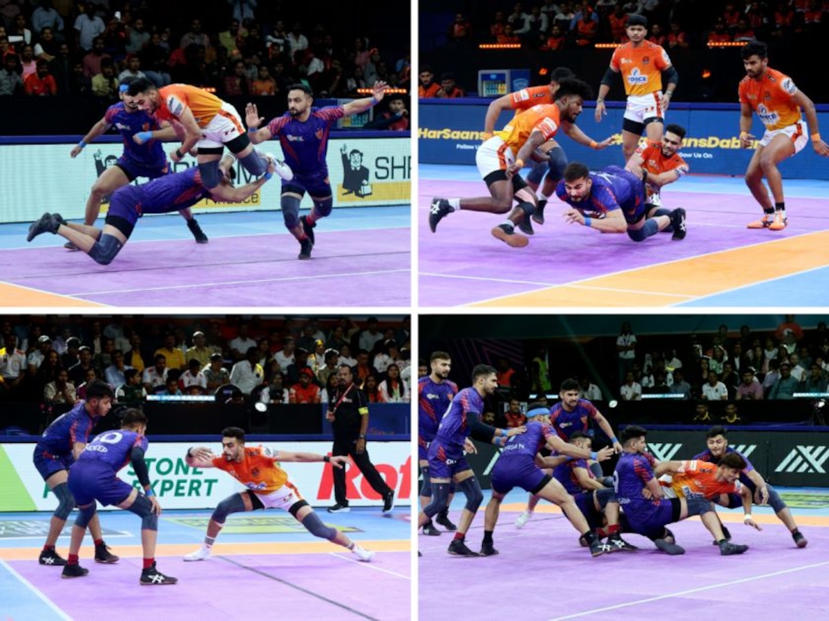 Pro Kabaddi League: दबंग दिल्लीने पुणेरी पलटणवर मिळवला दणदणीत विजय; पलटणचा बाद फेरीचा मार्ग खडतर title=