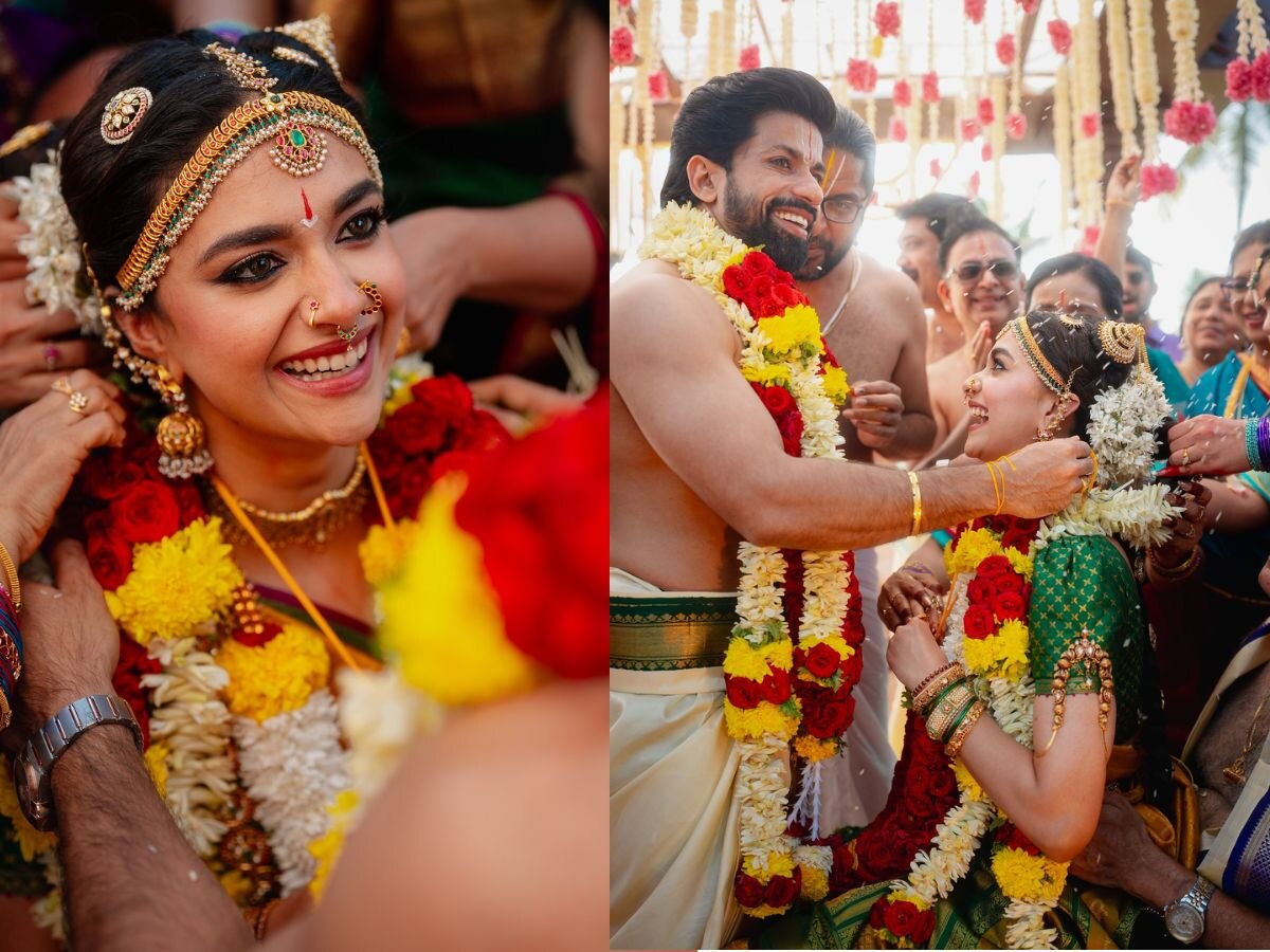 PHOTO : दाक्षिणात्य अभिनेत्री कीर्ति अखेर लग्नबंधनात अडकली, 15 वर्षे रिलेशनशिपनंतर... 