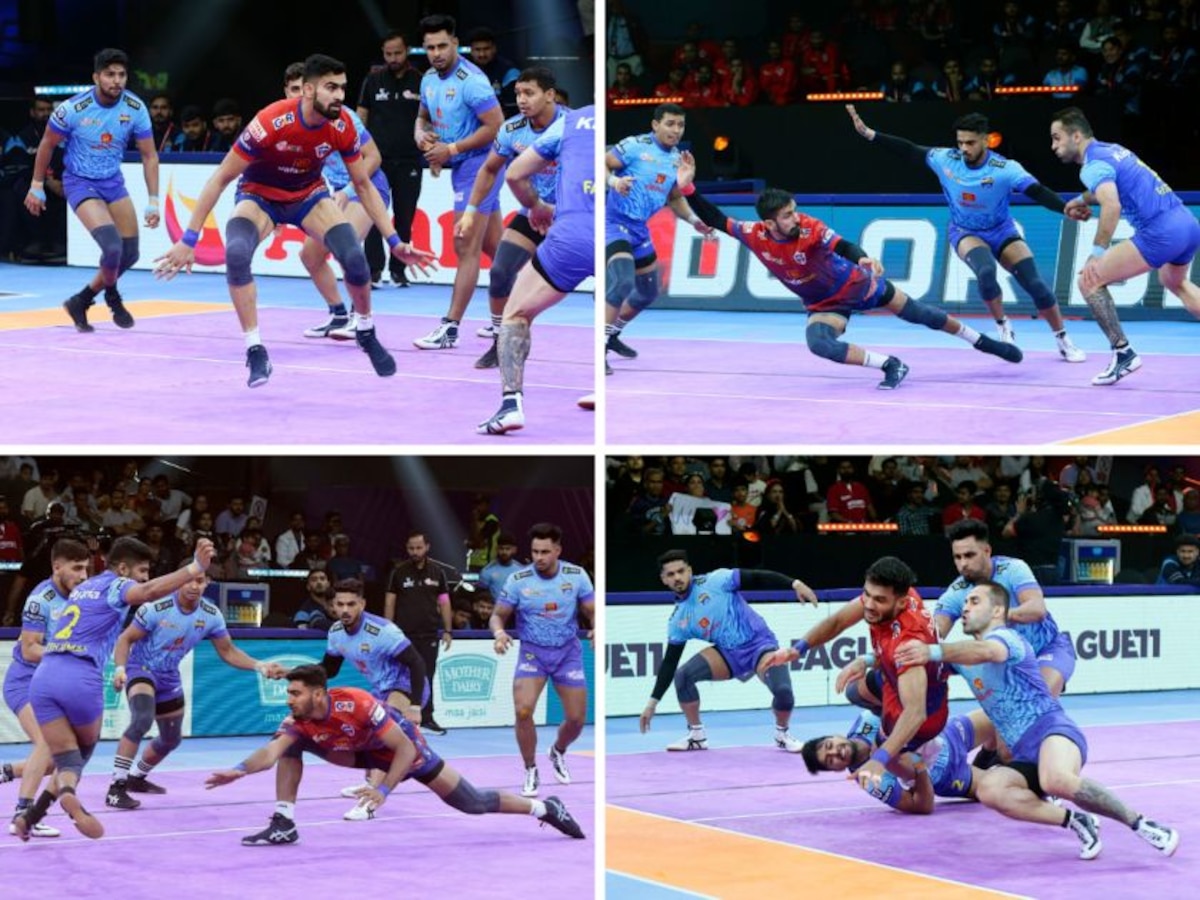 Pro Kabaddi League: यूपी योद्धाज आणि बंगाल वॉरियर्स यांच्यात झाला अटीतटीचा सामना, लढत सुटली बरोबरीत!  title=