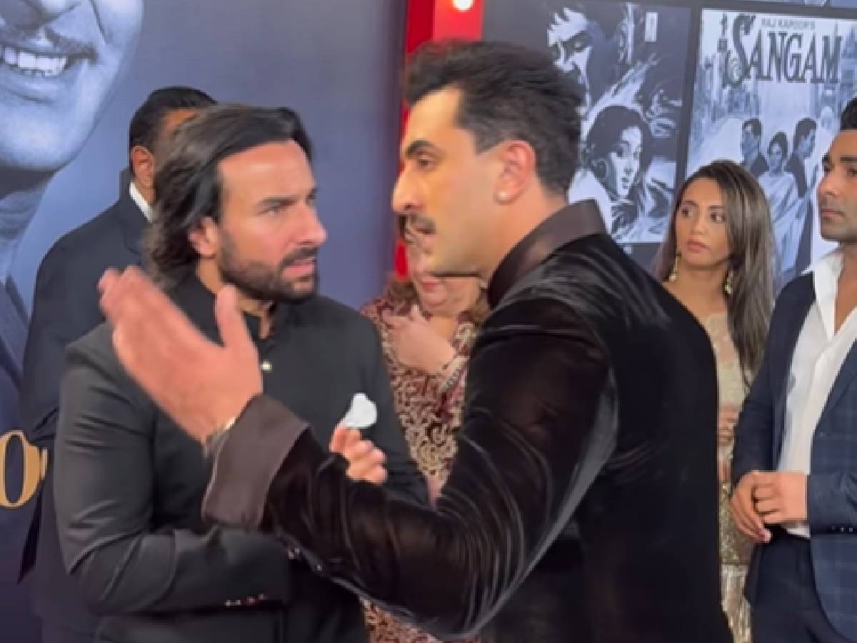 Saif Raj सैफ अली खान आणि रणबीर कपूरमध्ये वाद? सोशल मीडियावर व्हिडीओ व्हायरल ...