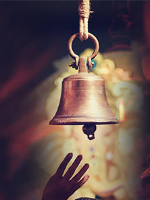 why should the bell not be ring while leaving the temple or mandir Vastu Tips 