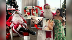 धोनी झाला Santa Claus! बोल्ड अभिनेत्रीसोबत ख्रिसमस पार्टी; फोटोंमुळे अनेकांच्या भुवया उंचावल्या